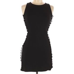 For Love and Lemons Ruffle Side Sheath Mini Dress